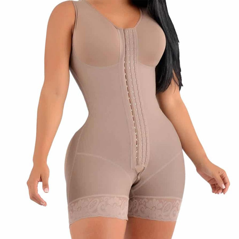 Fajas Colombianas Post Surgery Shapewear Compression Slimming Girdle Woman Flat Stomach Lace Shaper Skims Shorts Bodyshaper